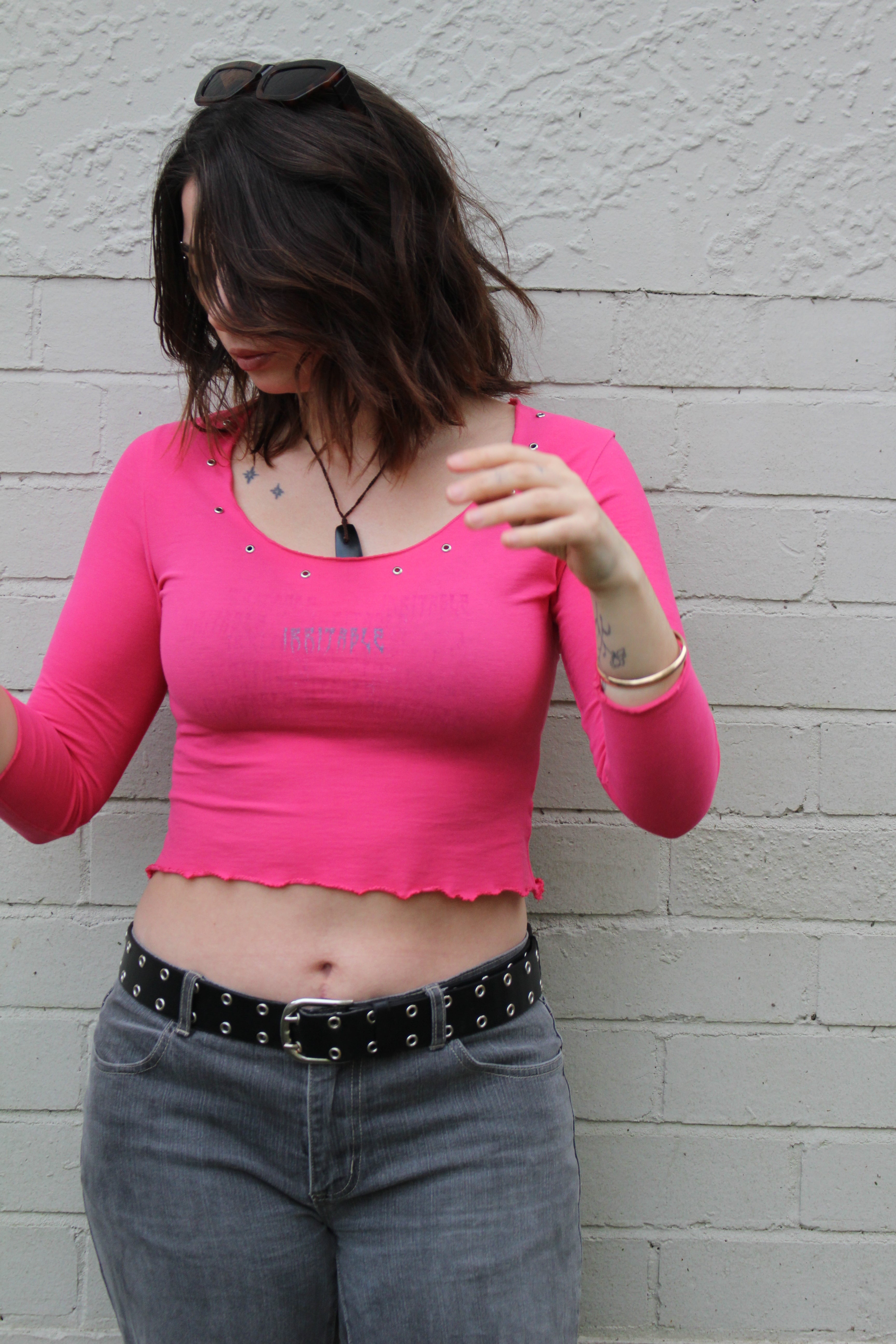Irritable Hot Pink Crop