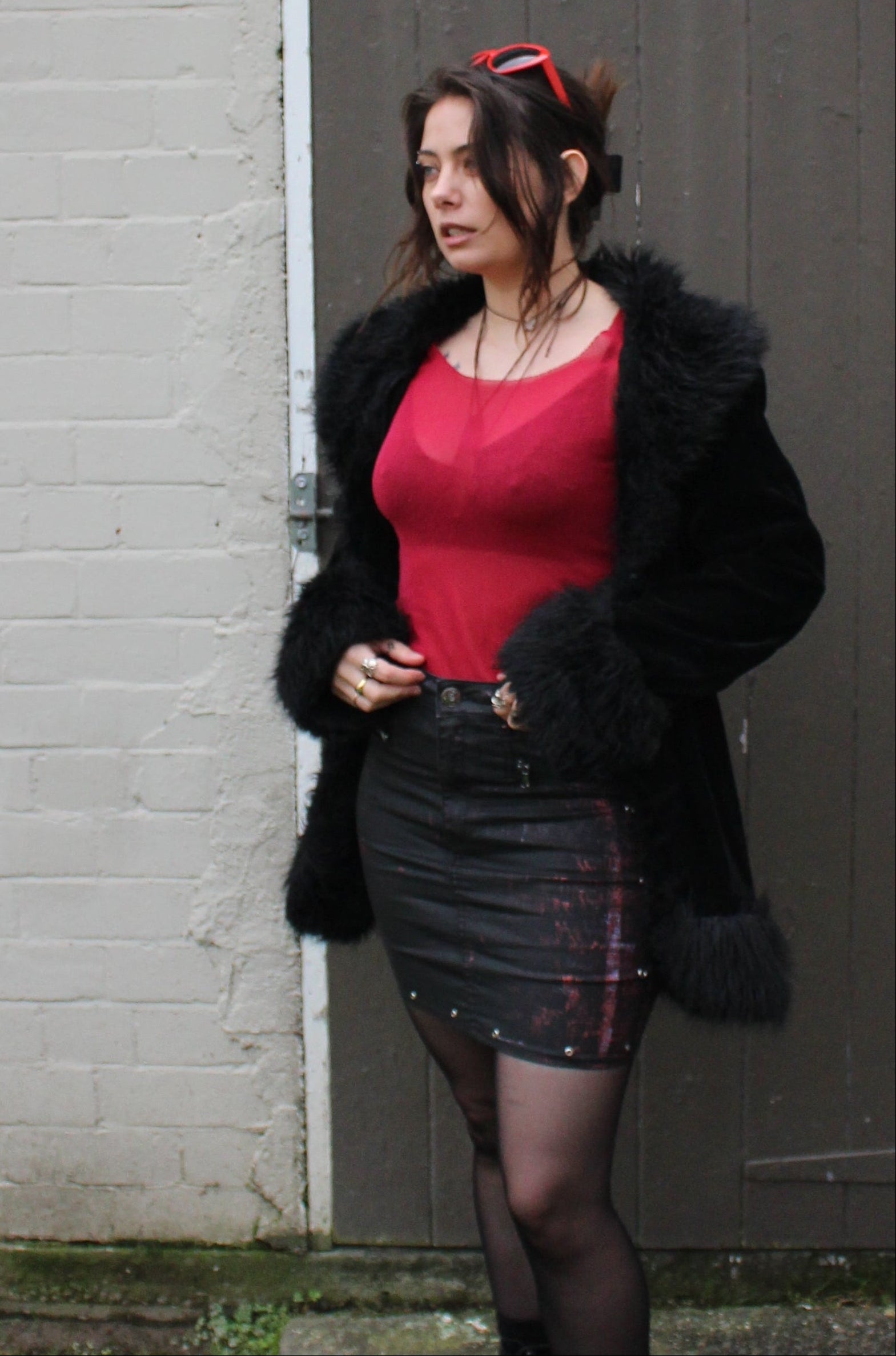 Irritable Faux Leather Mini