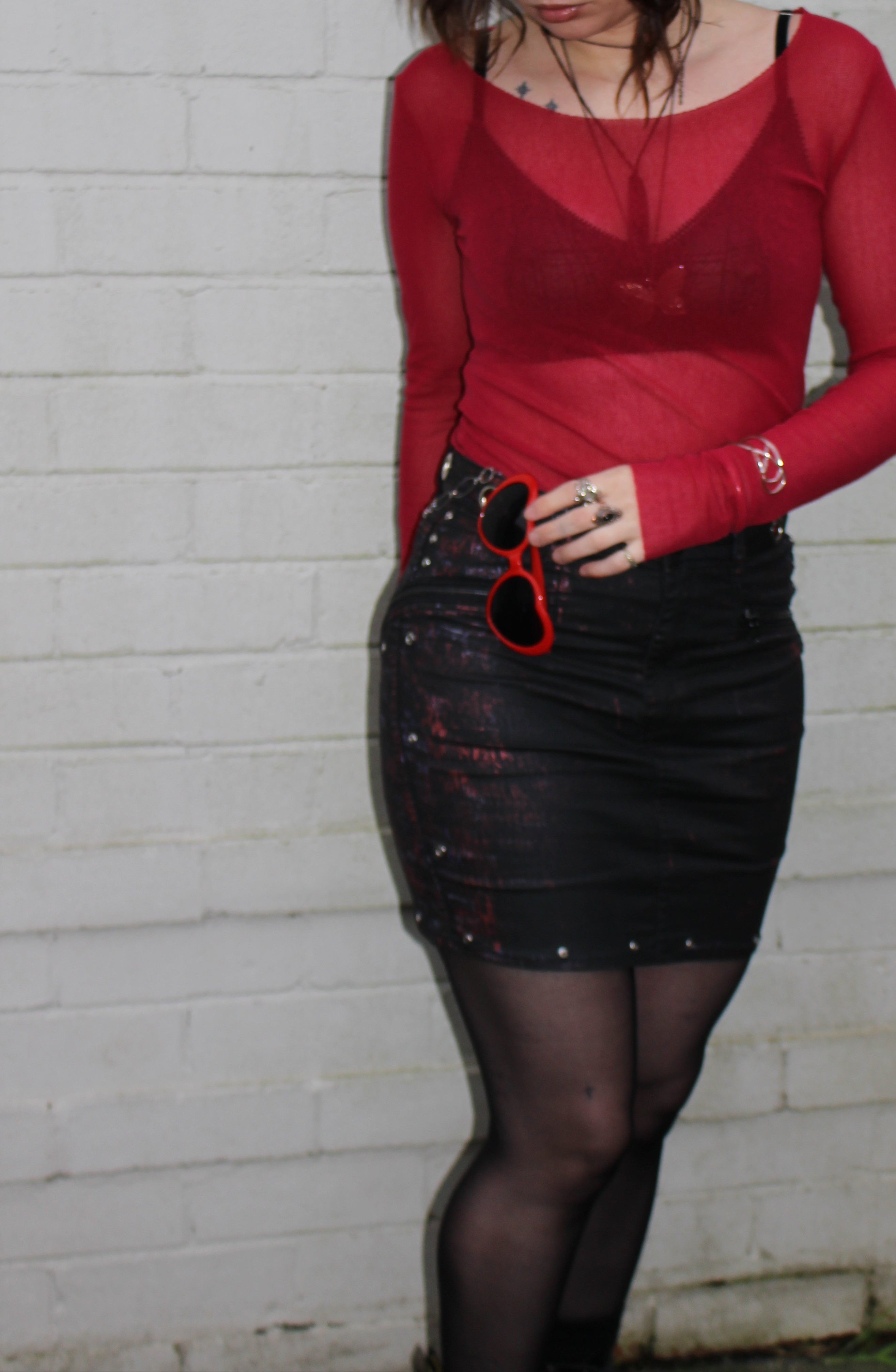 Irritable Faux Leather Mini