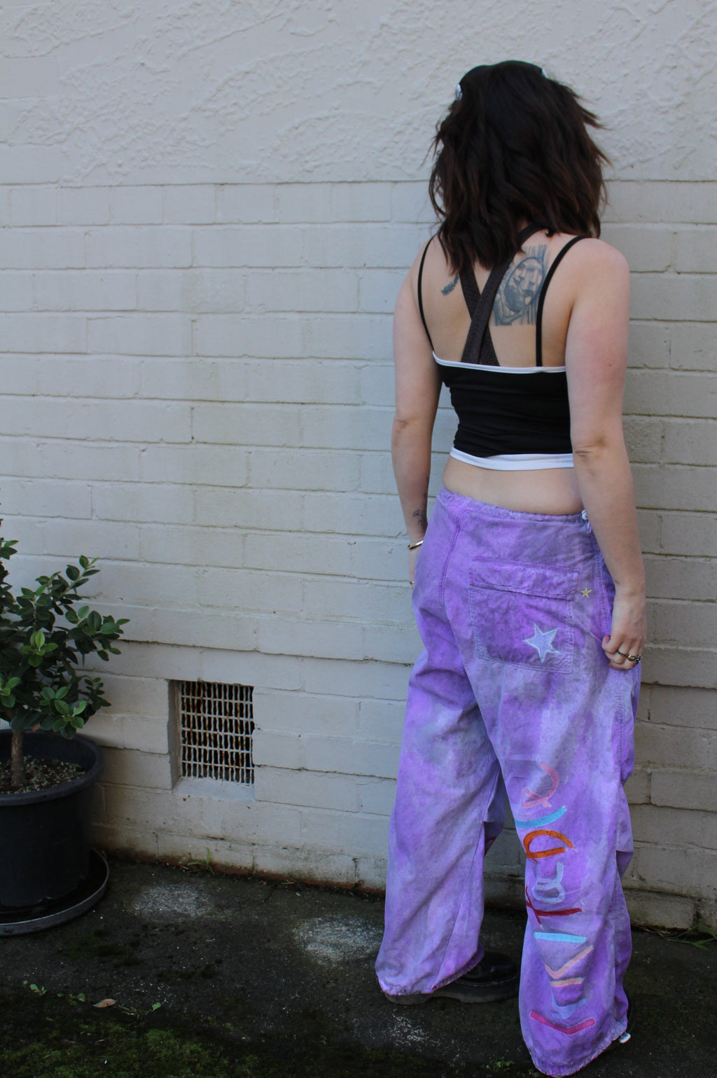 Irritable Flower Baggy Pants