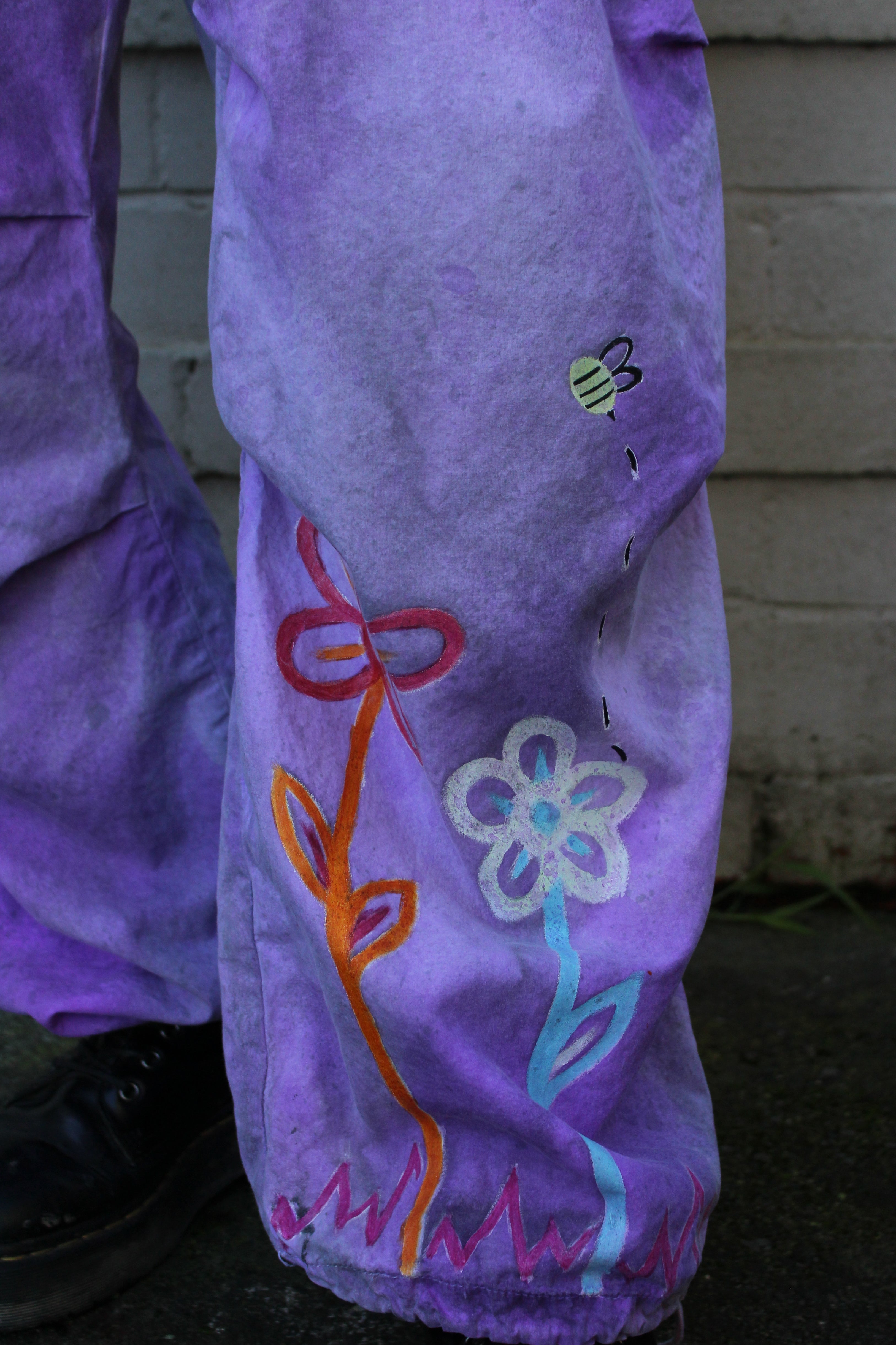 Irritable Flower Baggy Pants