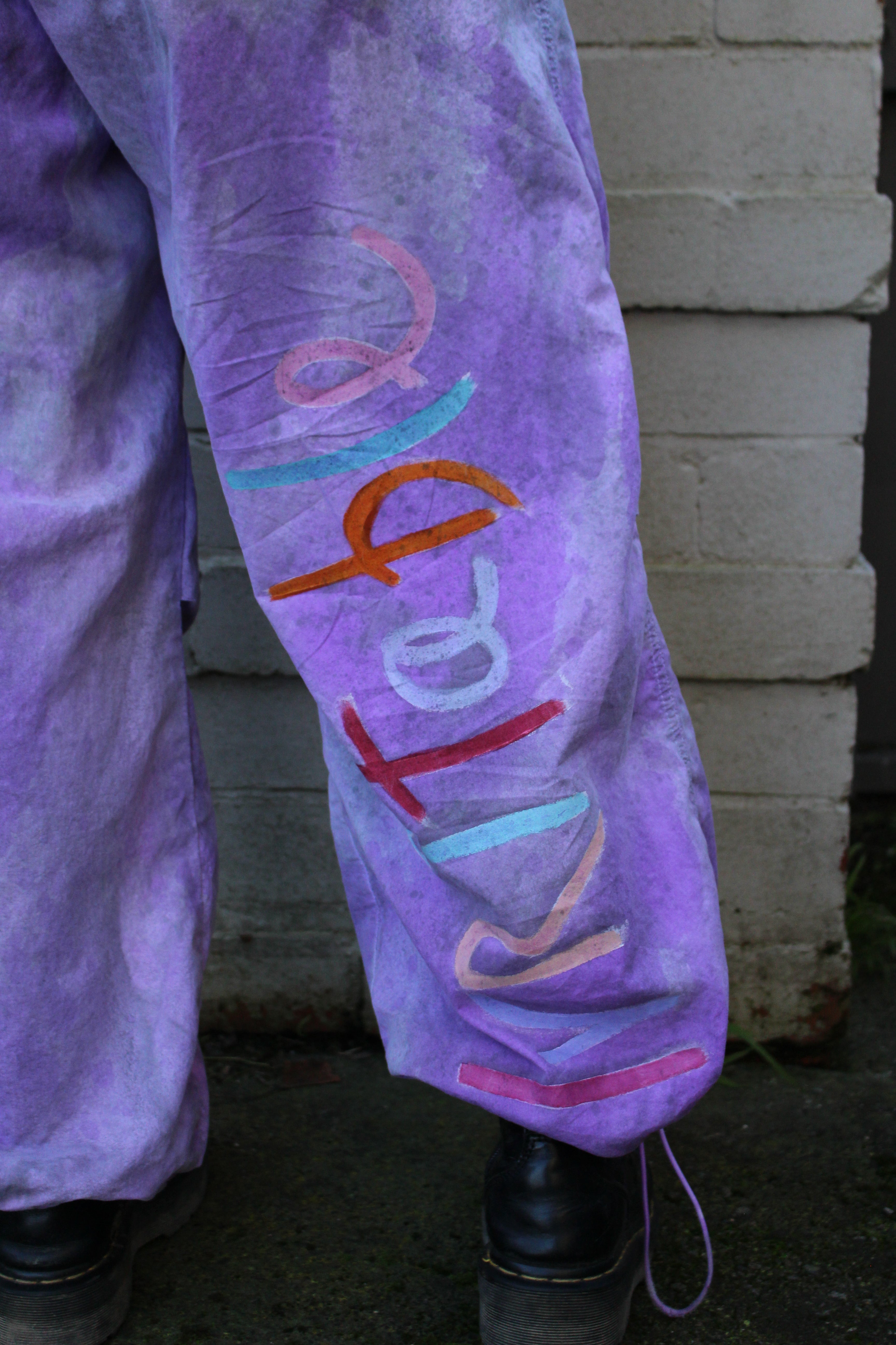 Irritable Flower Baggy Pants