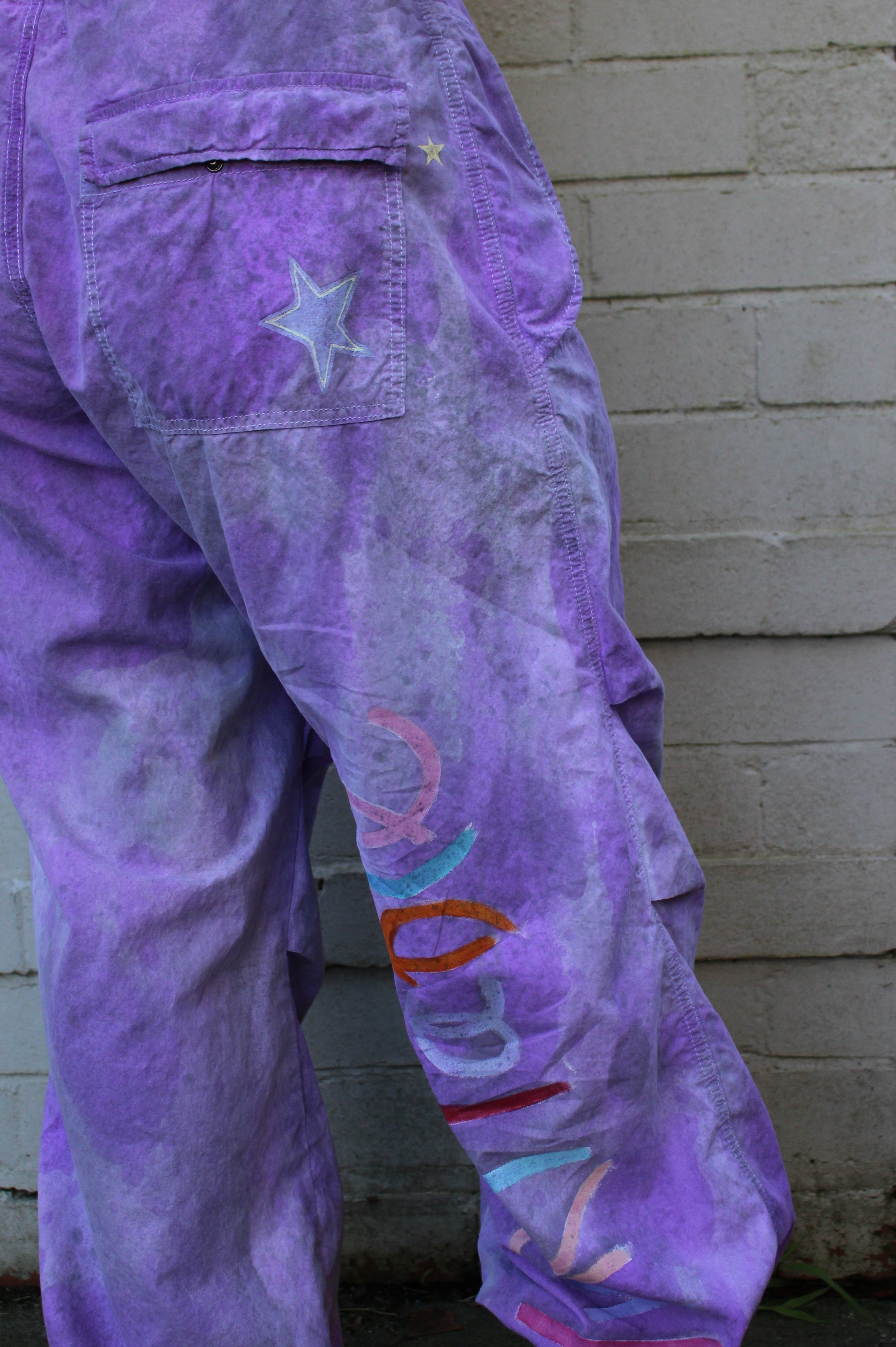 Irritable Flower Baggy Pants