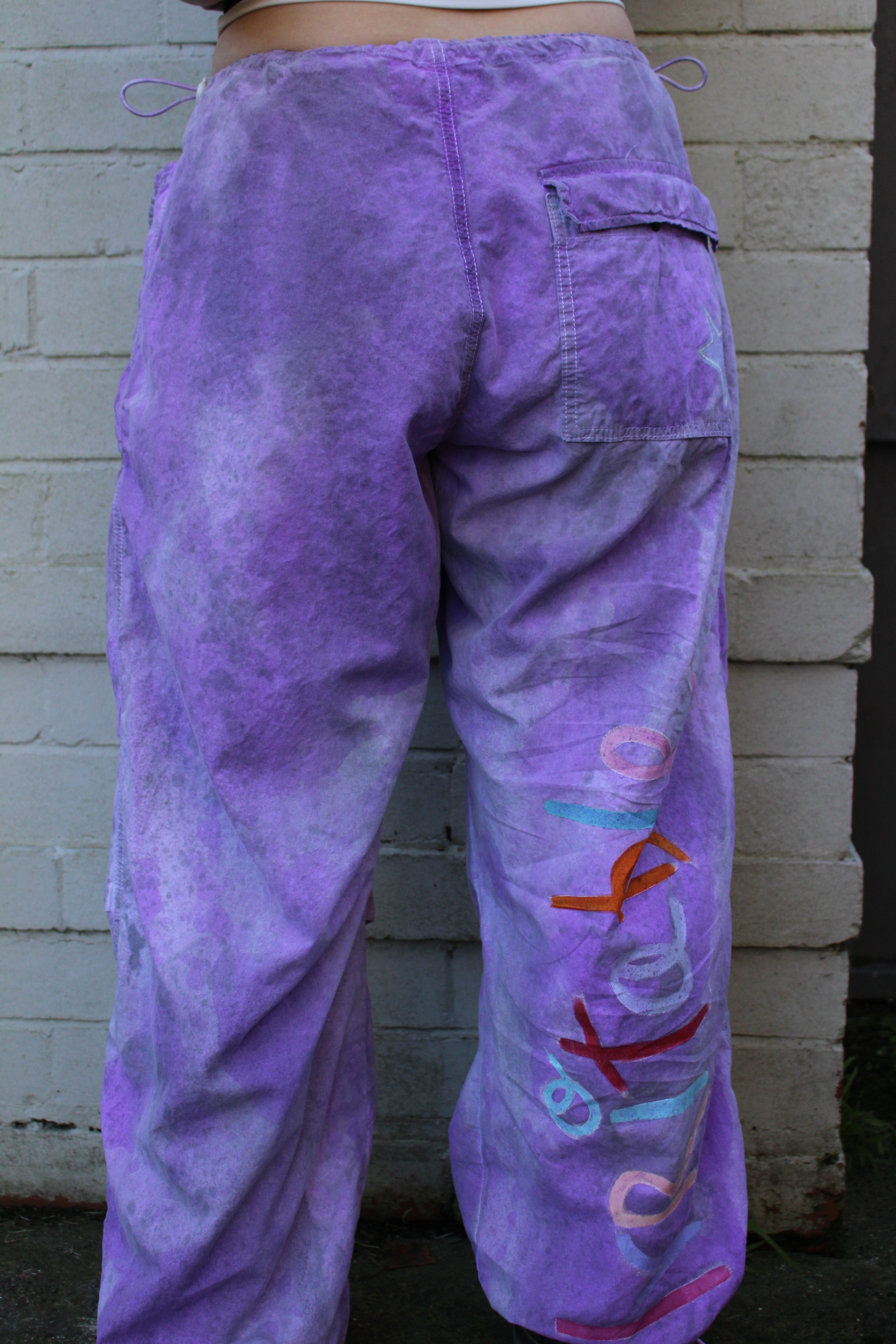 Irritable Flower Baggy Pants