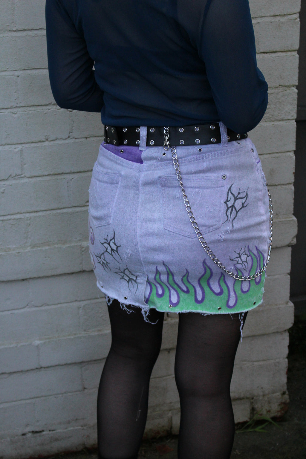 Irritable Eyes Mini Skirt