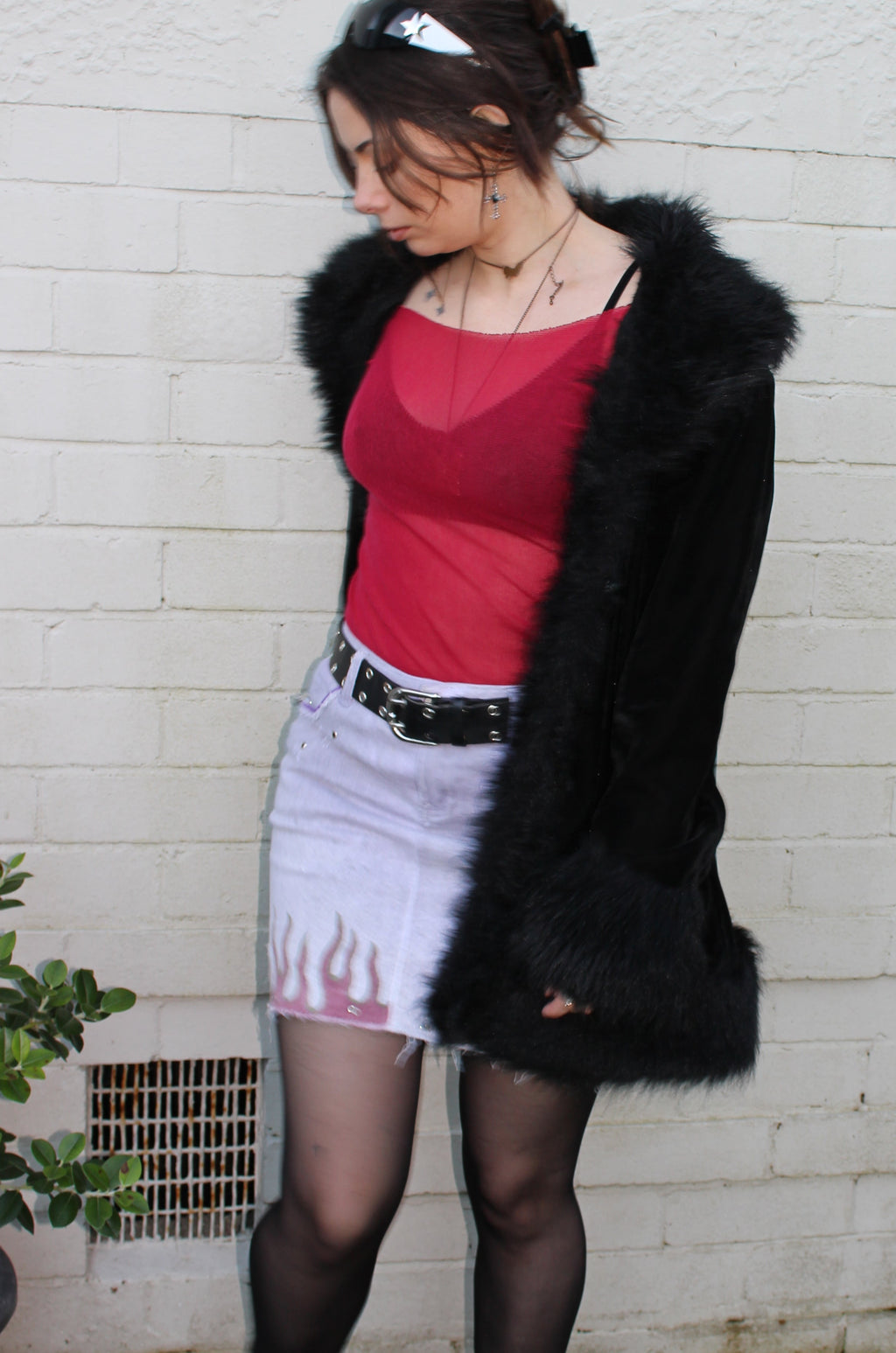 Irritable Eyes Mini Skirt