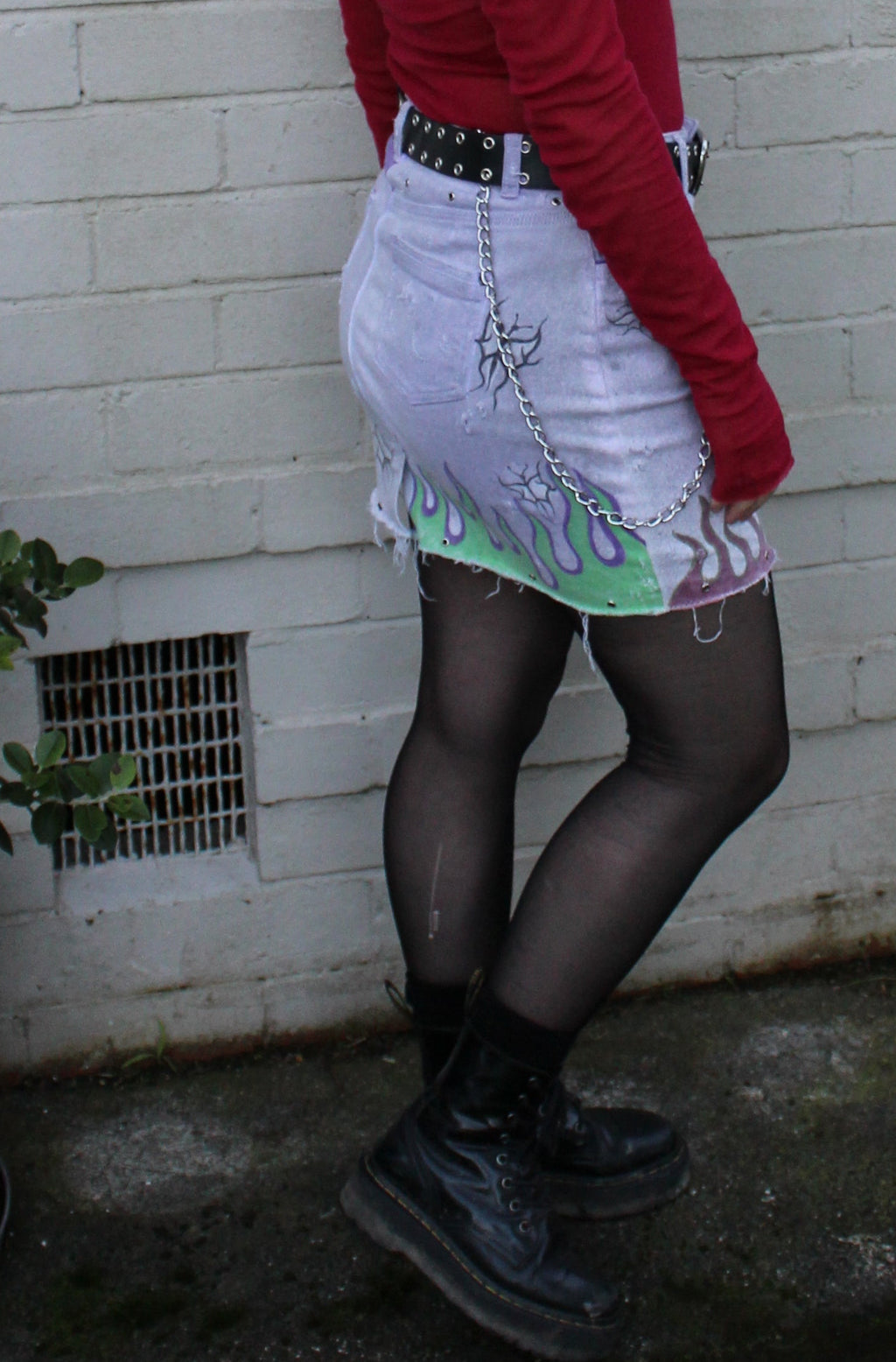 Irritable Eyes Mini Skirt