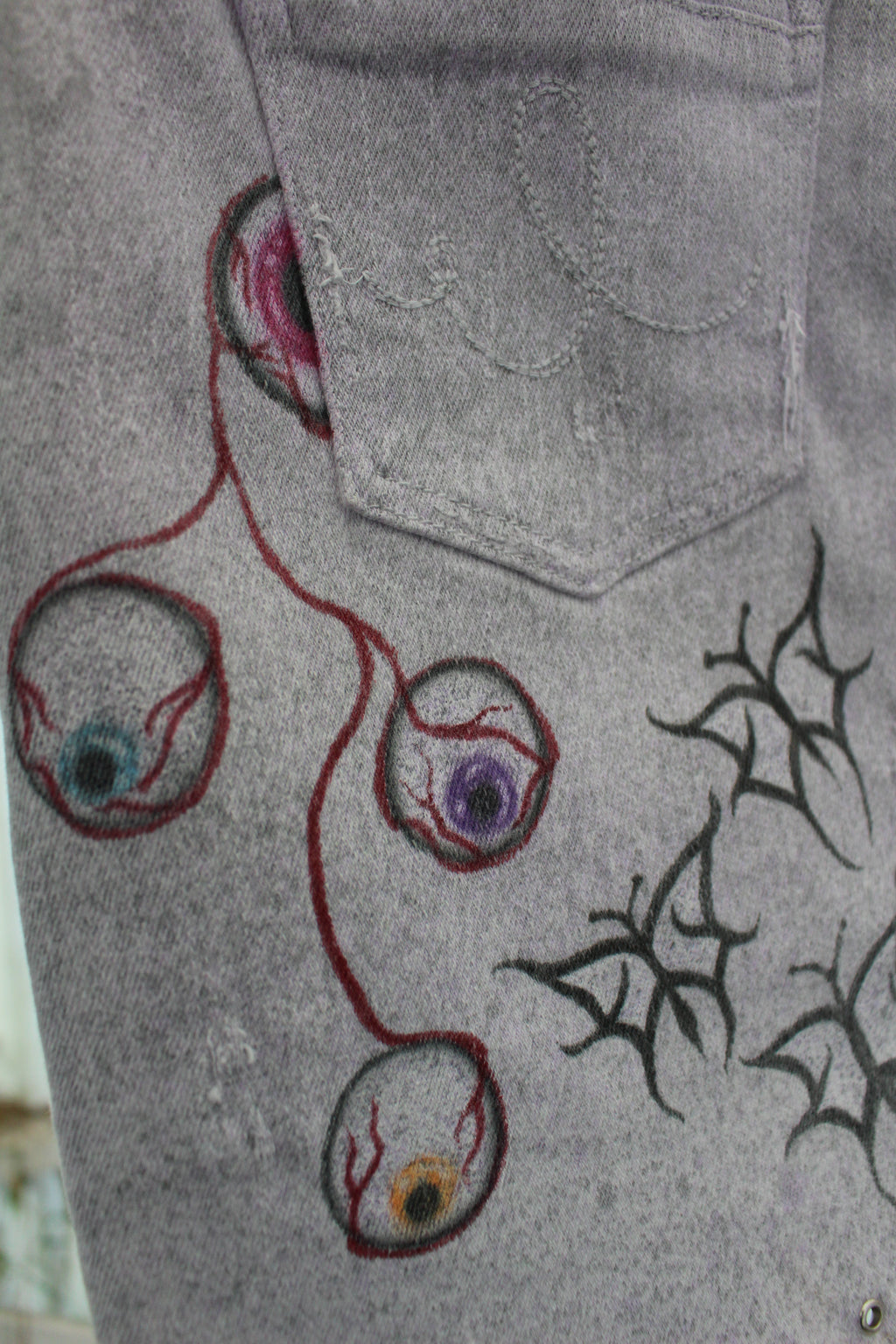 Irritable Eyes Mini Skirt