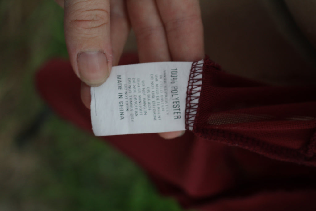 Burgundy cover up