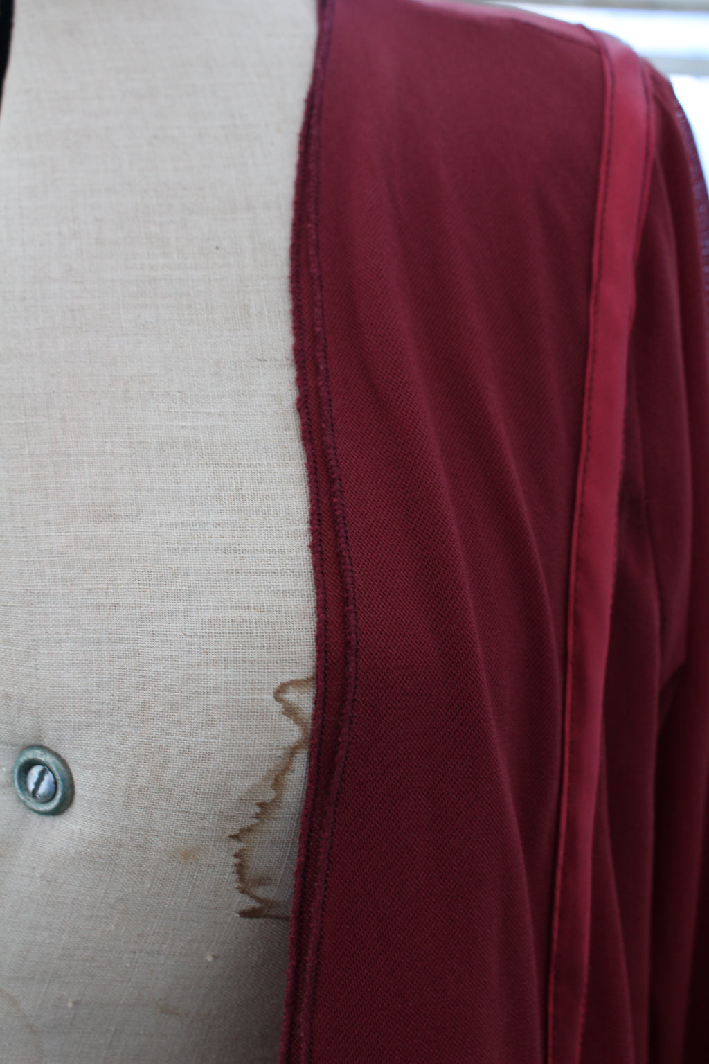Burgundy cover up