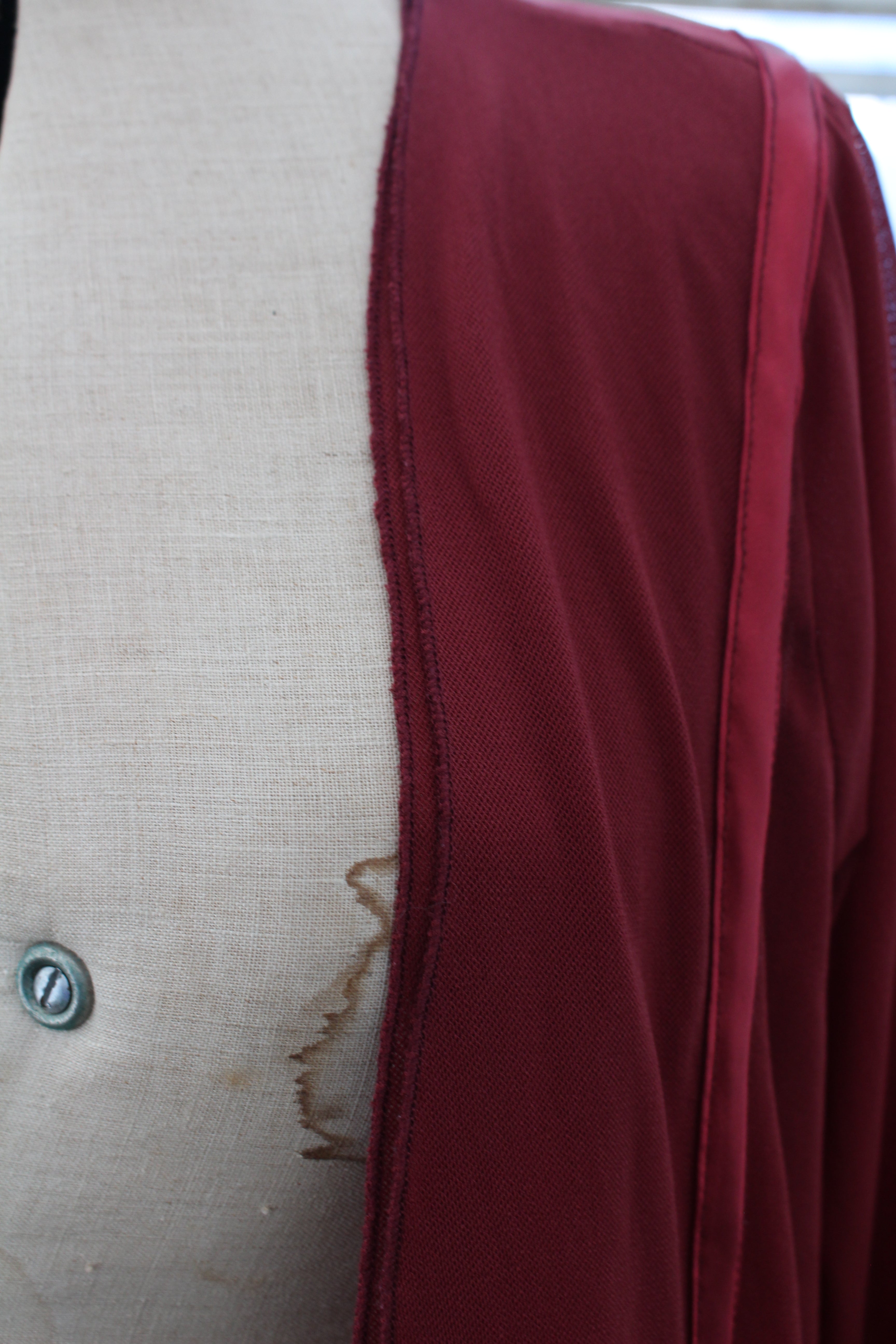 Burgundy cover up
